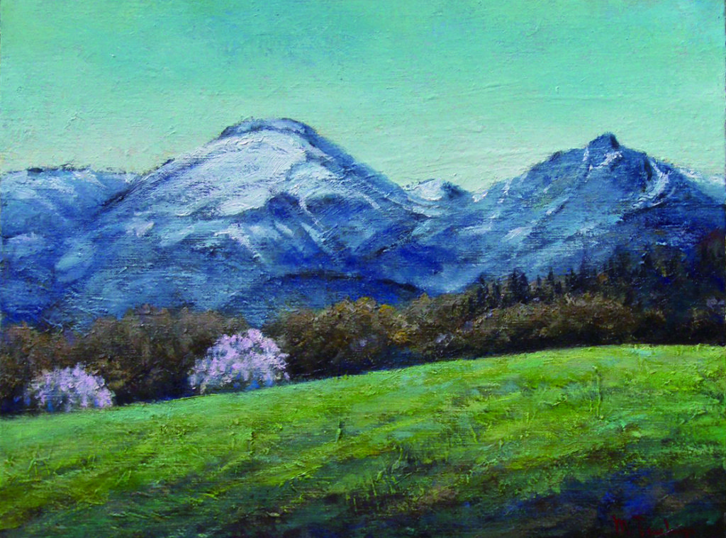 「高原の春」P10号