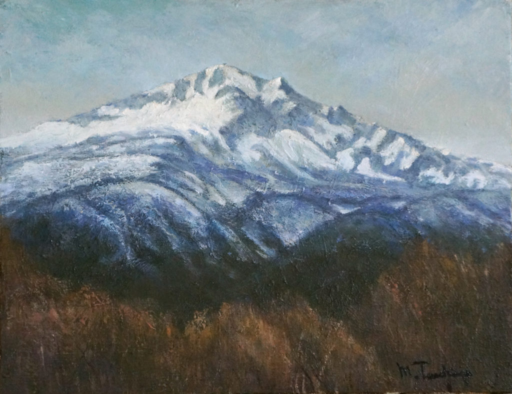 「旭岳の春 」F6号