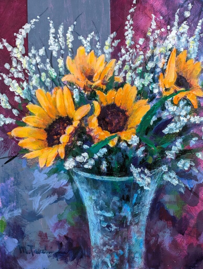 「ひまわりの花束」Ｆ４