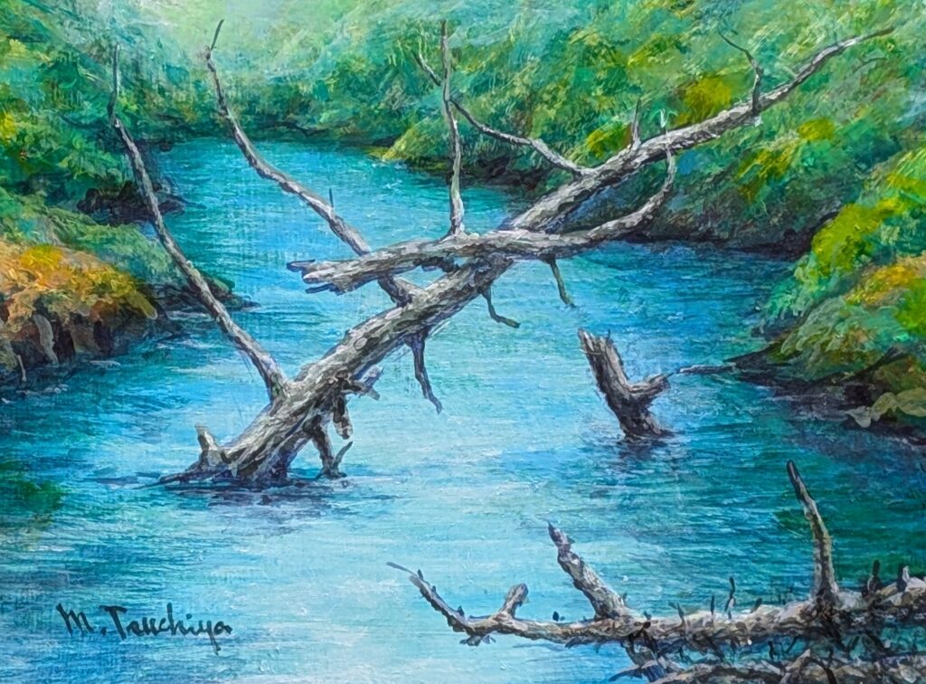 「渓流の流木」F3変形