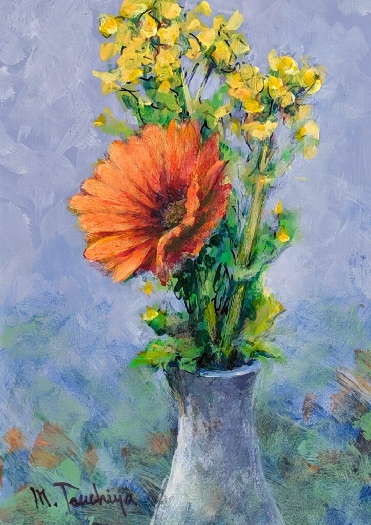 「ガーベラと菜の花」_ＳＭ