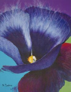 「ビオラの顔」　F6