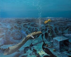 「水底のオブジェ」　F100