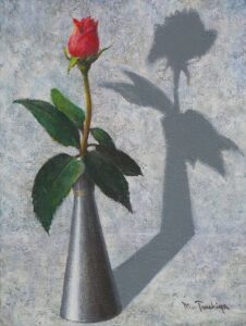 「バラの影」　F4