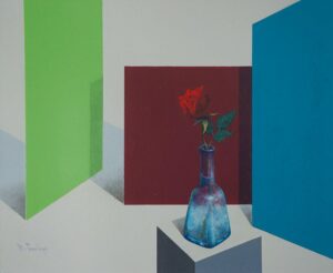 「中庭の花瓶」　F10